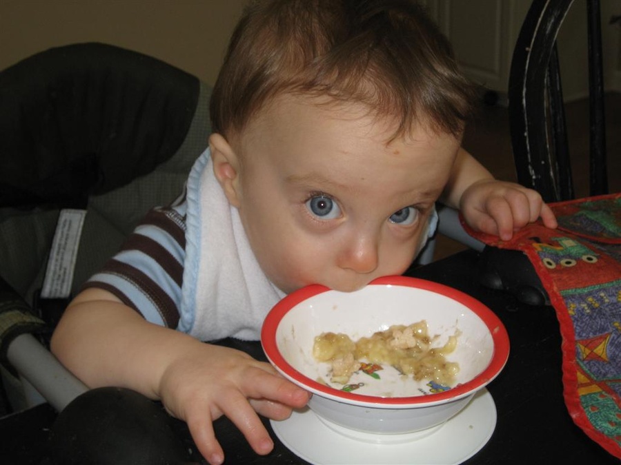 First "real" food 2