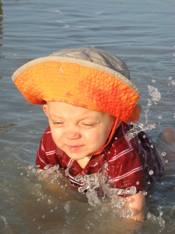I'm swimming!