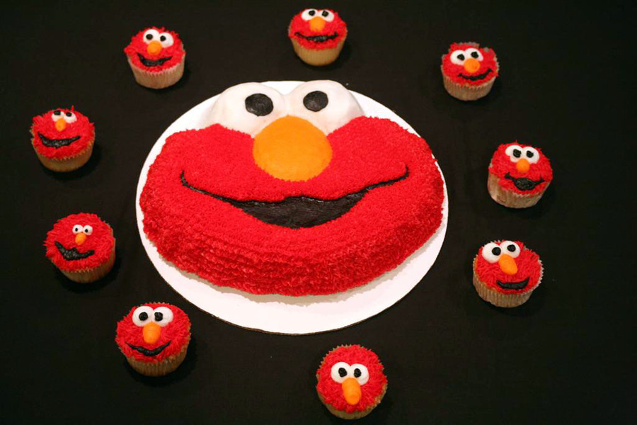 Elmo and friends